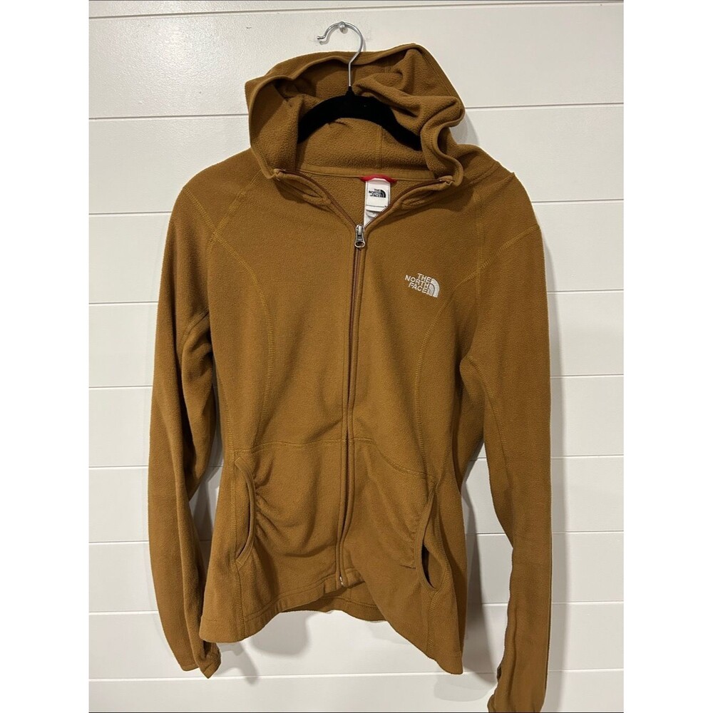 The North Face Women's Brown Full-Zip Fleece Hoodie